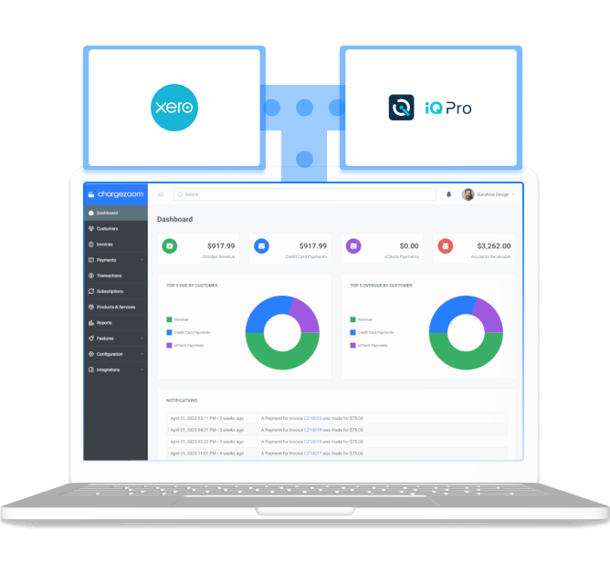 Integrate IQPro payments to Xero