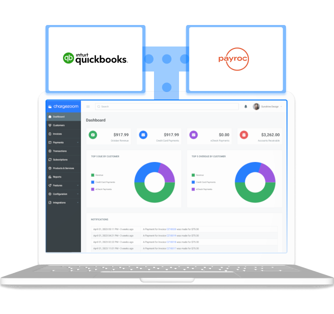 Integrate Payroc payments to QuickBooks