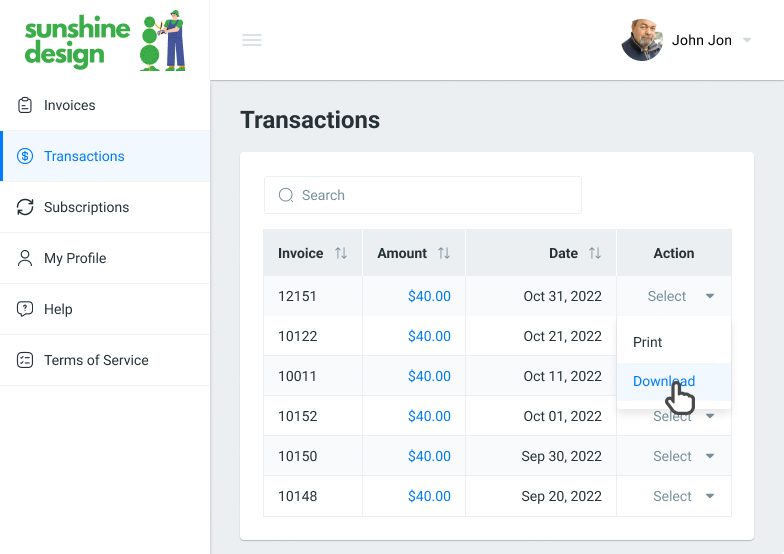 Customer Portal