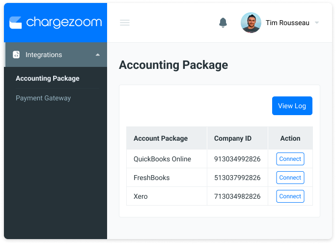 Chargezoom Accounting Packages