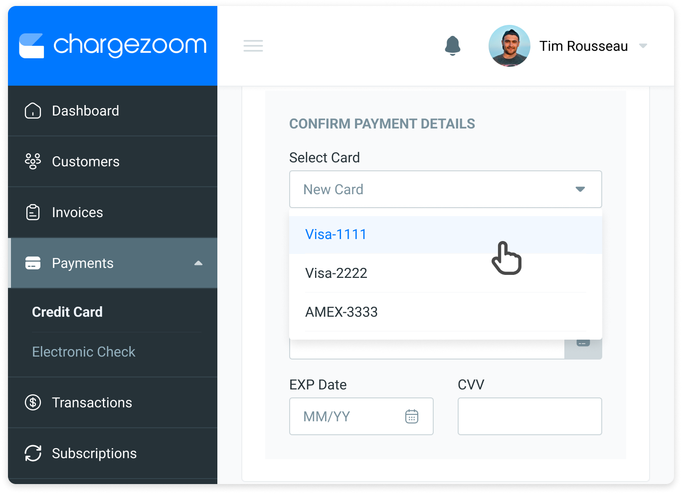 Chargezoom_Stored_PaymentAccounting Software integrations