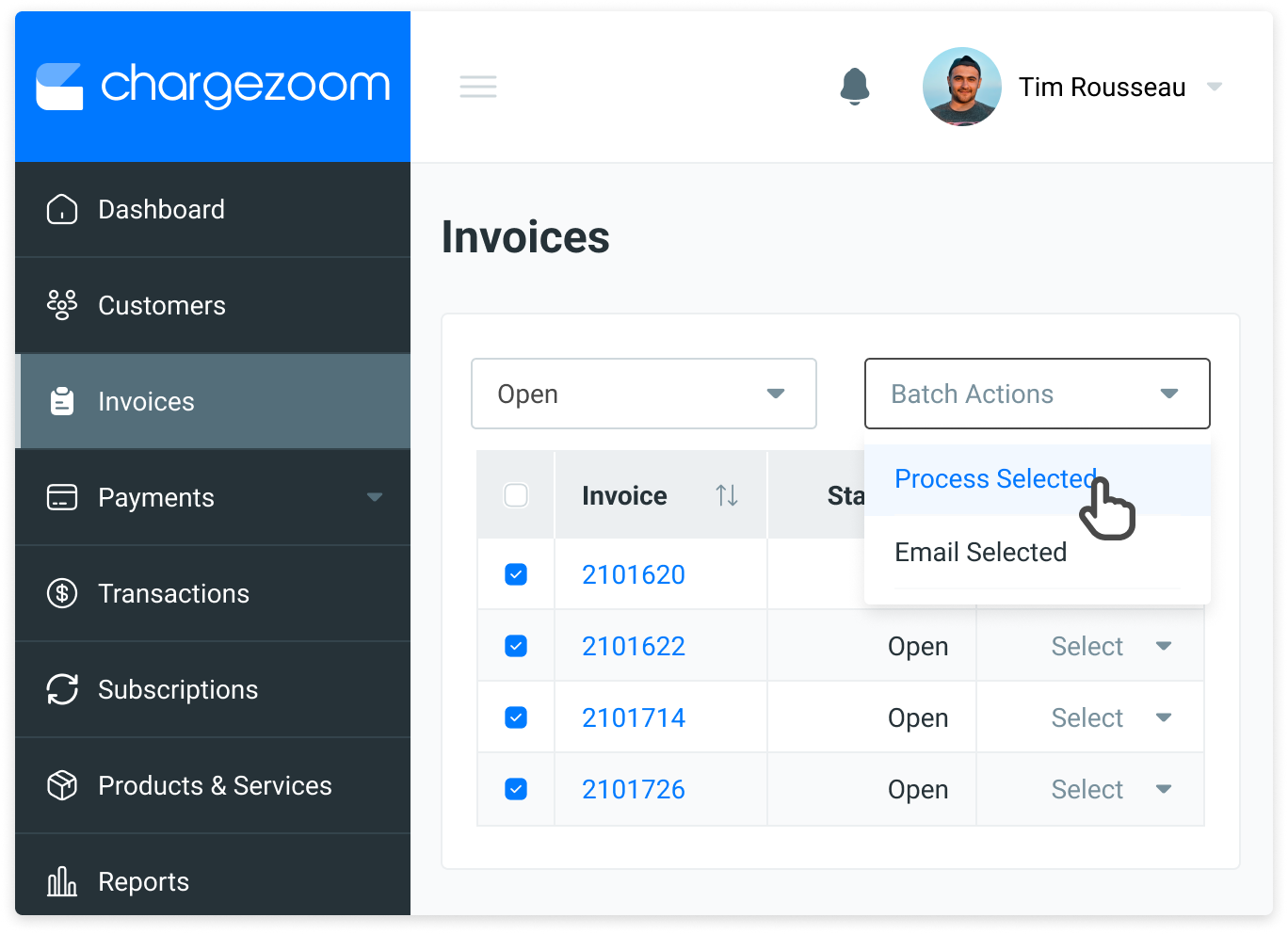 Invoice_Batch_ProcessAccounting Software integrations